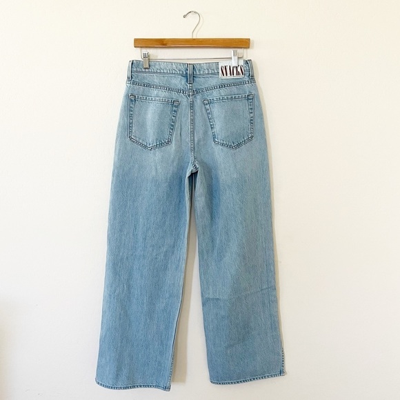 MOTHER Snacks The Fun Dip Puddle Slice in Lots of Nibbles Jean - Picture 7 of 13